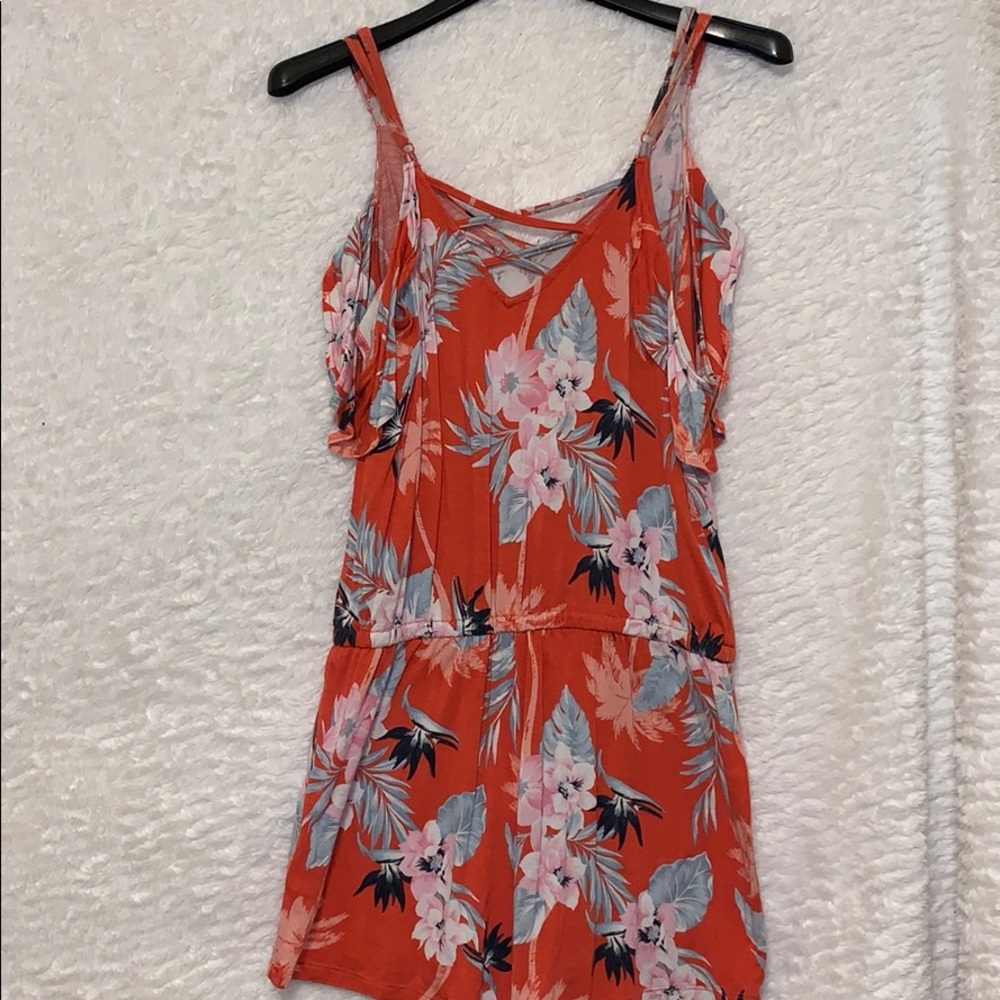 AEROPOSTALE flowered romper